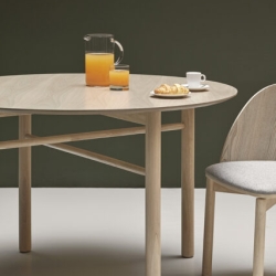 Стол круглый Junco натуральный