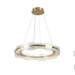 Люстра Lira Ø60 золотая DIM