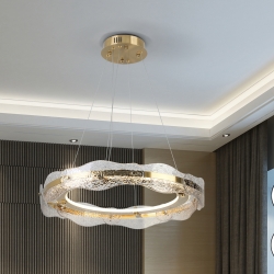 Люстра Lira Ø60 золотая DIM