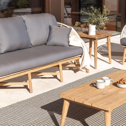 Диван трехместный Alaska NATURAL TEAK