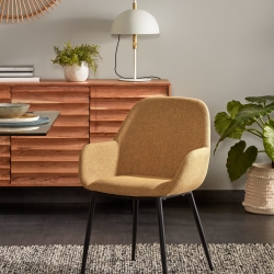 Стул Konna ткань горчичный