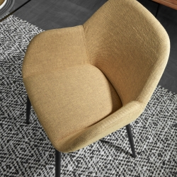 Стул Konna ткань горчичный