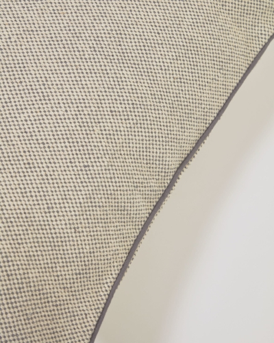 Чехол на подушку из 100% хлопка Celmira серый с вышивкой 30 x 50 см