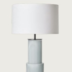 Настольная лампа Atina черный металл, белый абажур 801011/36