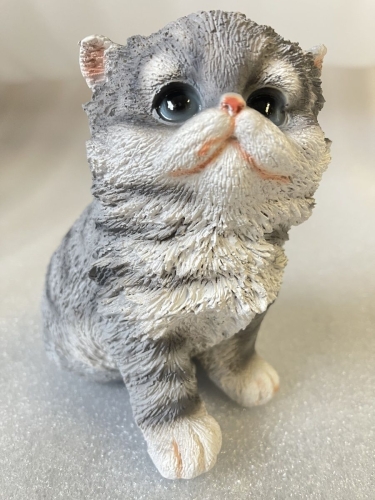 Статуэтка декоративная Котенок Садовая фантазия 713737/F742