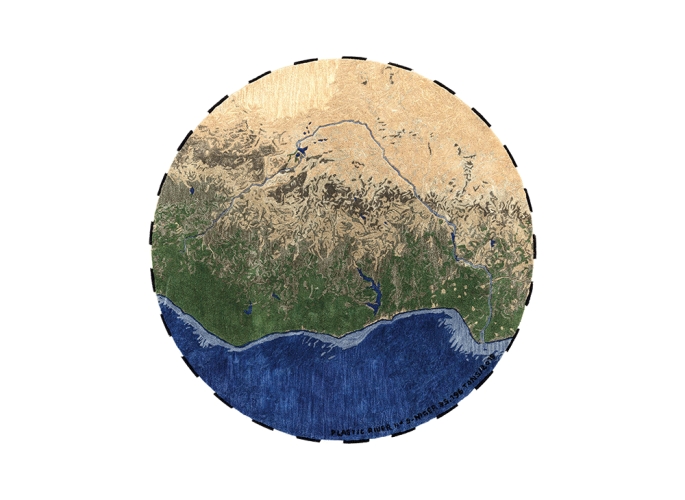 Ковер Plastic rivers Niger