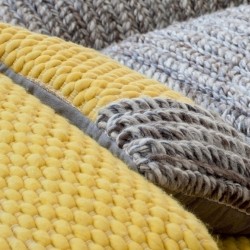 Подушка Mangas Space Plait Yellow