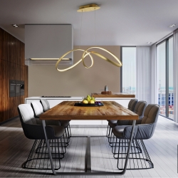 Подвесной светильник Lia золотой