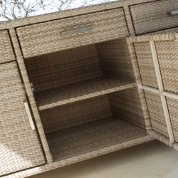 Буфет Opal WHITE WASH вставное стекло