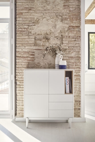 Шкаф Corvo 3D3Dr кремовый