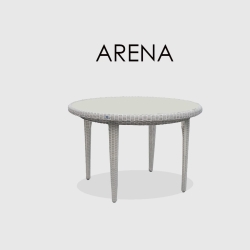 Стол обеденный круглый Arena WHITE WASH 120