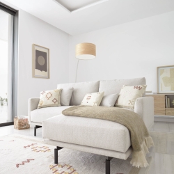 Galene 3-местный диван с правым шезлонгом, бежевый, 194 см