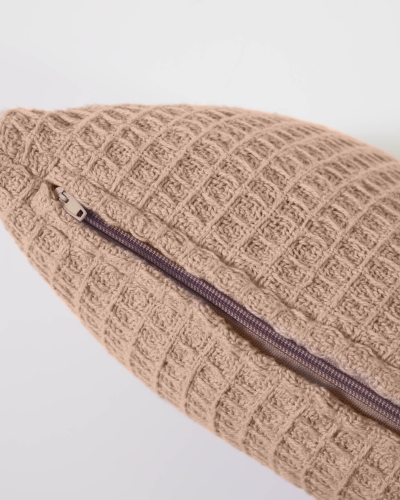 Мягкий чехол для подушки Shallowy из 100% хлопка розового цвета 30 x 50 см