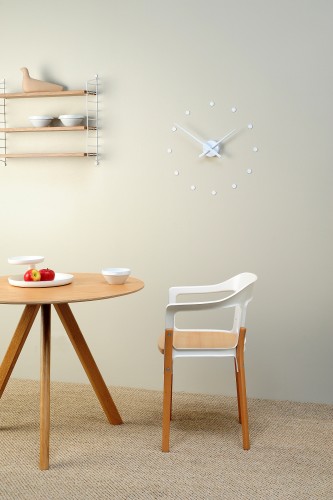 Часы Nomon OJ WHITE. Цвет: белый. D=80см