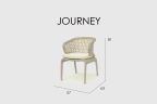 Кресло обеденное Journey SILVER