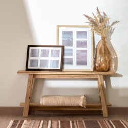 Ваза Lhad коричневое стекло 36 см