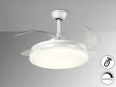 Вентилятр с освещением Vento D50 DIM белый