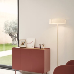 Сервант Arista 3D3Dr красный