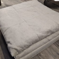 Пуфик Sari LC ткань кат. B, ножки Natural, CM