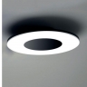 Черный потолочный светильник Discobolo