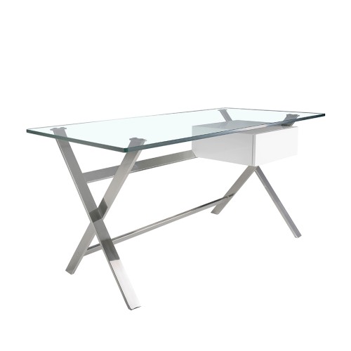 Письменный стол 3255/F2316AA со столешницей из закаленного стекла