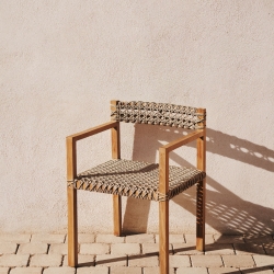 Giverola Стул из массива тикового дерева