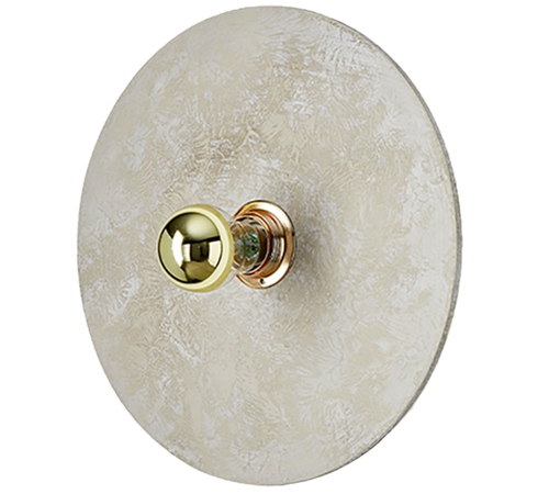 Бра Kassy 30 см керамика + цоколь 10 см хромированный металл