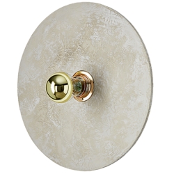 Бра Kassy 30 см керамика + цоколь 10 см хромированный металл