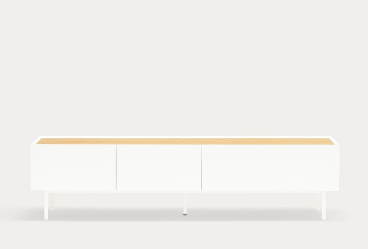 Тумба под ТВ Arista 1D2Dr белая