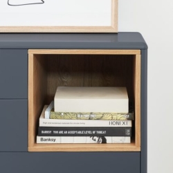 Комод Corvo 4Dr антрацит