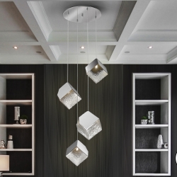 Подвесной светильник Priscila 4L хром