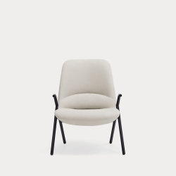 Кресло низкое Dins кремовое