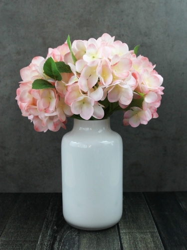 Ваза для цветов стеклянная белая Terra Design TDV574801