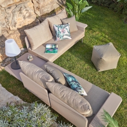 Пуф квадратный Nedra серый