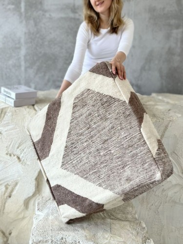 Пуф коричневый Pouf BLOCK