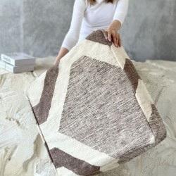 Пуф коричневый Pouf BLOCK