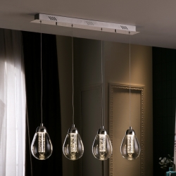 Подвесной светильник Taccia 4L LED хром