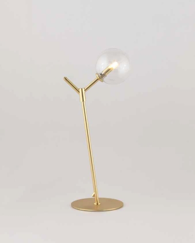 Настольная лампа Atom латунь