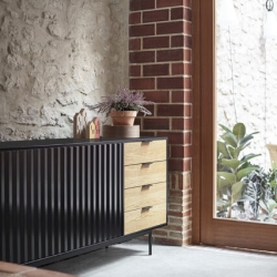 Сервант Sierra 2D4Dr черный