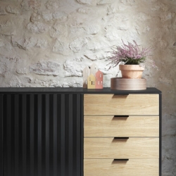 Сервант Sierra 2D4Dr черный