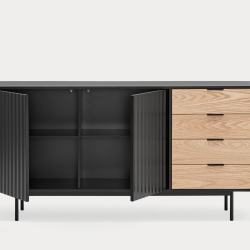 Сервант Sierra 2D4Dr черный