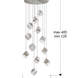 Люстра Priscila 12L хром