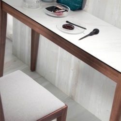 Консоль 315-X / 3082 из орехового дерева с керамической столешницей