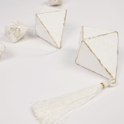 Zidanelia гирлянда из бумаги золотистая