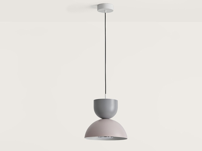 Подвесной светильник Gamma белый металл