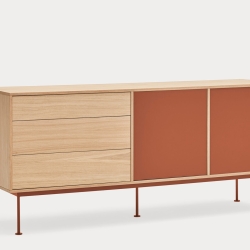 Сервант Yoko 2D3Dr кирпичный