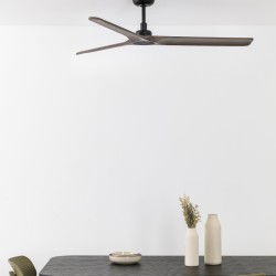 Вентилятор Heywood M черный/темное дерево DC SMART