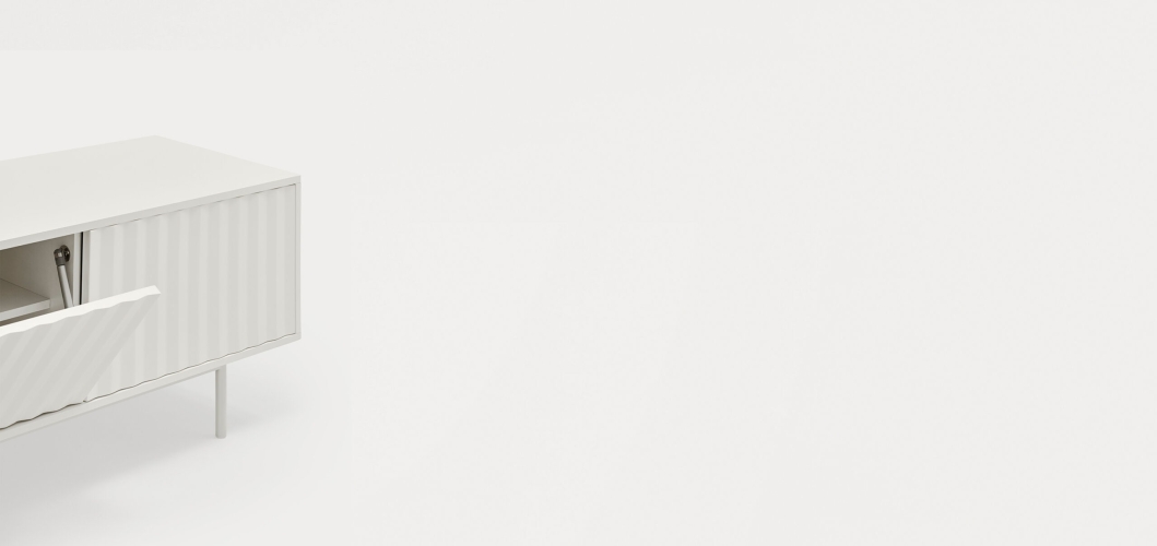 Тумба под ТВ 3D Sierra белая