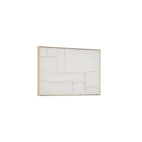 Klis Картина на льне с белым рельефным элементом 60 х 90 см