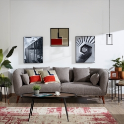 Журнальный столик Kamelia из шпона ореха